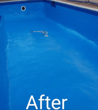 swimming pool after